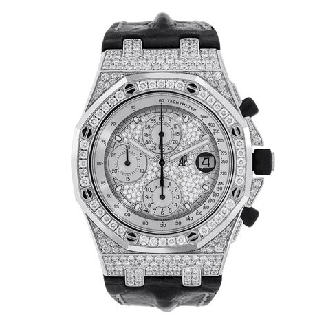 audemars piguet royal oak offshore white gold diamond|royal oak offshore selfwinding chronograph.